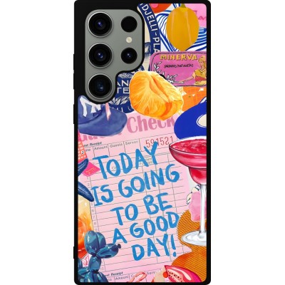 Coque Samsung Galaxy S23 Ultra - Silicone rigide noir Preppy Today is Going to be a good day