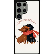 Samsung Galaxy S23 Ultra Case Hülle - Silikon schwarz Saint Valentines Day 26 Happy Valentine