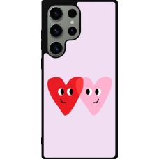 Samsung Galaxy S23 Ultra Case Hülle - Silikon schwarz Saint Valentines Day 26 Heart
