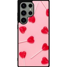 Samsung Galaxy S23 Ultra Case Hülle - Silikon schwarz Saint Valentines Day 26 Lollipop