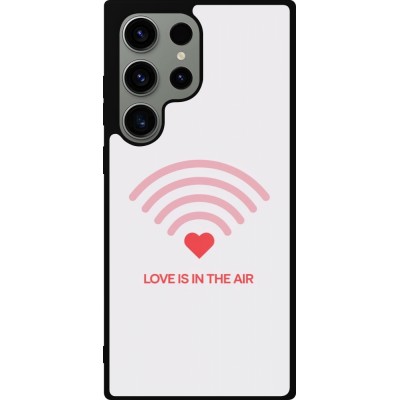 Coque Samsung Galaxy S23 Ultra - Silicone rigide noir Saint Valentines Day 26 Love is in the air