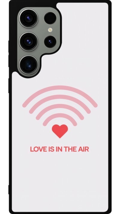 Samsung Galaxy S23 Ultra Case Hülle - Silikon schwarz Saint Valentines Day 26 Love is in the air