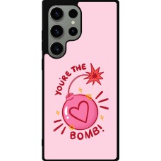 Samsung Galaxy S23 Ultra Case Hülle - Silikon schwarz Saint Valentines Day 26 You are the bomb