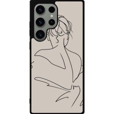 Samsung Galaxy S23 Ultra Case Hülle - Silikon schwarz Salnikova 05