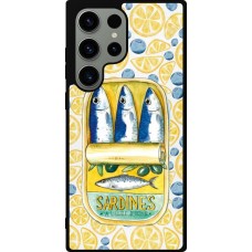Samsung Galaxy S23 Ultra Case Hülle - Silikon schwarz Sardines in oil 2026