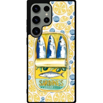 Coque Samsung Galaxy S23 Ultra - Silicone rigide noir Sardines in oil 2026