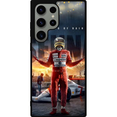 Samsung Galaxy S23 Ultra Case Hülle - Silikon schwarz Senna The King of Rain
