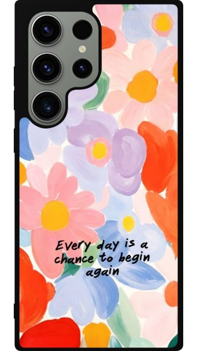 Coque Samsung Galaxy S23 Ultra - Silicone rigide noir Every day is a chance Spring 2026