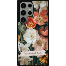 Coque Samsung Galaxy S23 Ultra - Silicone rigide noir Full Bloom 2026