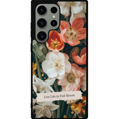 Coque Samsung Galaxy S23 Ultra - Silicone rigide noir Full Bloom 2026