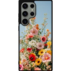 Samsung Galaxy S23 Ultra Case Hülle - Silikon schwarz Spring flowers Spring 2026