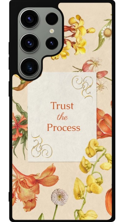 Coque Samsung Galaxy S23 Ultra - Silicone rigide noir Trust the process 2026