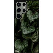 Samsung Galaxy S23 Ultra Case Hülle - Silikon schwarz Spring 23 fresh plants