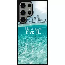 Coque Samsung Galaxy S23 Ultra - Silicone rigide noir Summer 18 24