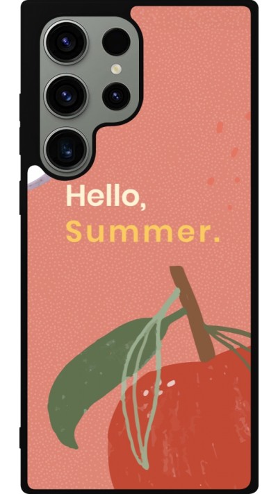 Coque Samsung Galaxy S23 Ultra - Silicone rigide noir Summer 2025 Hello summer