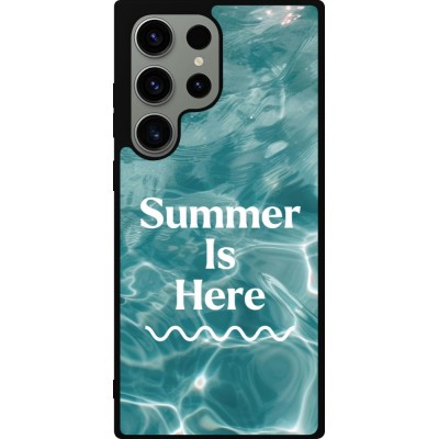 Samsung Galaxy S23 Ultra Case Hülle - Silikon schwarz Summer 2025 Summer is here