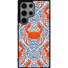 Samsung Galaxy S23 Ultra Case Hülle - Silikon schwarz Crabs and pearls Summer 2026