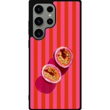 Samsung Galaxy S23 Ultra Case Hülle - Silikon schwarz Passion fruit Summer 2026