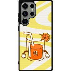 Samsung Galaxy S23 Ultra Case Hülle - Silikon schwarz Summer drink 2026