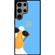 Samsung Galaxy S23 Ultra Case Hülle - Silikon schwarz Tell me about yourself Summer 2026