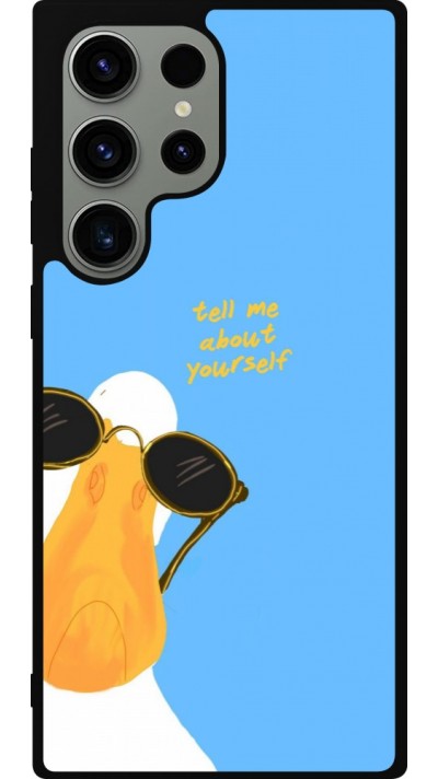 Samsung Galaxy S23 Ultra Case Hülle - Silikon schwarz Tell me about yourself Summer 2026