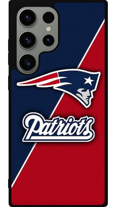 Samsung Galaxy S23 Ultra Case Hülle - Silikon schwarz Super Bowl 26 Patriots 1