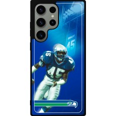 Samsung Galaxy S23 Ultra Case Hülle - Silikon schwarz Super Bowl 26 Seattle 1