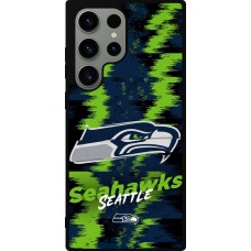 Samsung Galaxy S23 Ultra Case Hülle - Silikon schwarz Super Bowl 26 Seattle 2