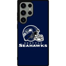 Samsung Galaxy S23 Ultra Case Hülle - Silikon schwarz Super Bowl 26 Seattle 3