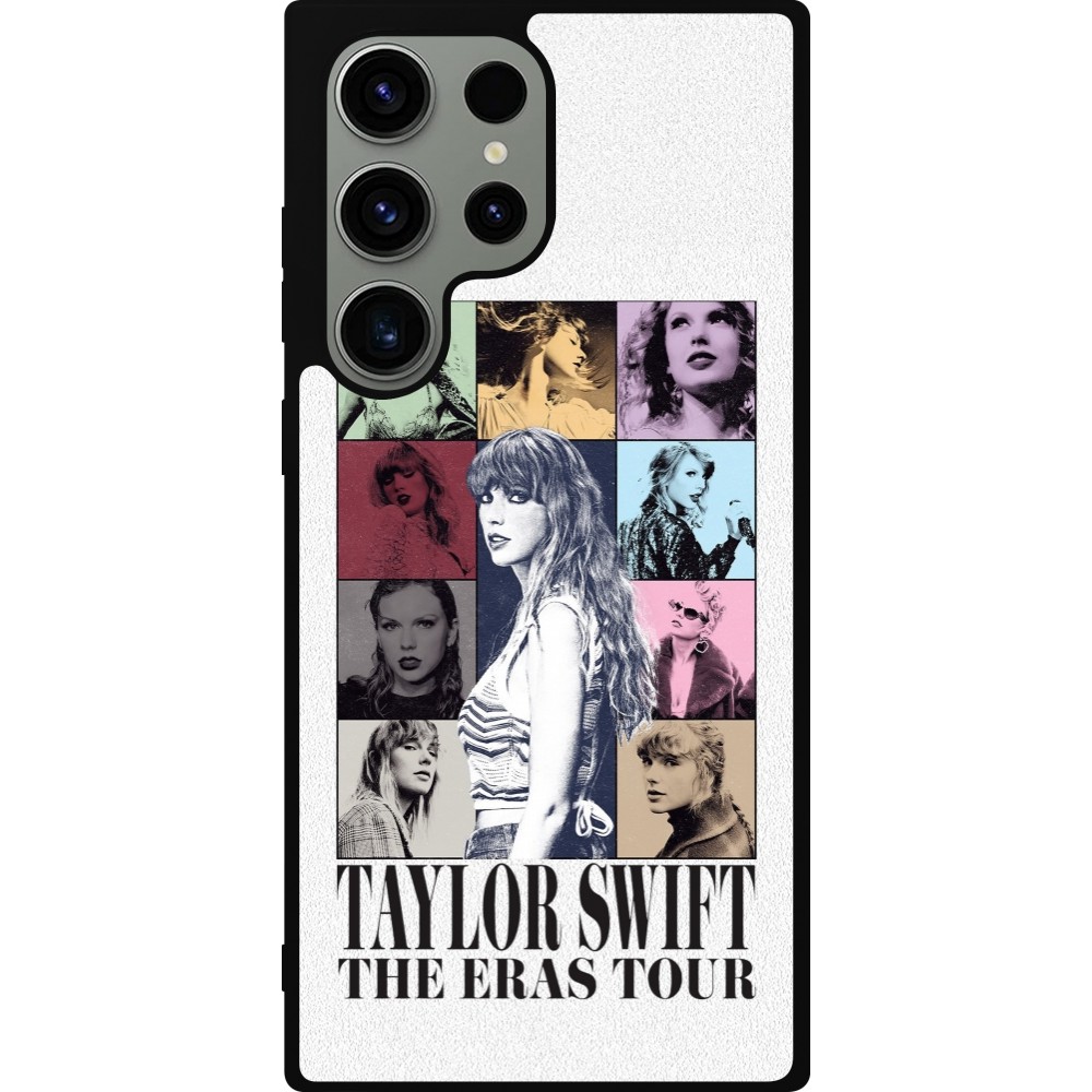 Coque Samsung Galaxy S23 Ultra - Silicone rigide noir Taylor Swift The Eras Tour