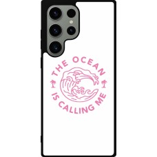 Samsung Galaxy S23 Ultra Case Hülle - Silikon schwarz The Ocean is calling me