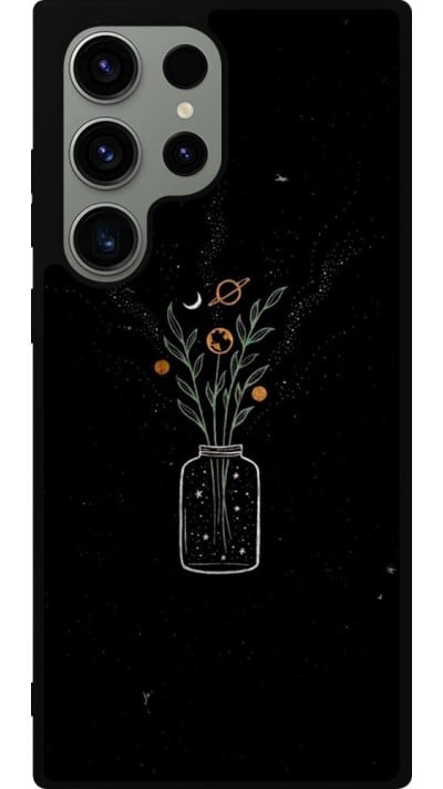Coque Samsung Galaxy S23 Ultra - Silicone rigide noir Vase black
