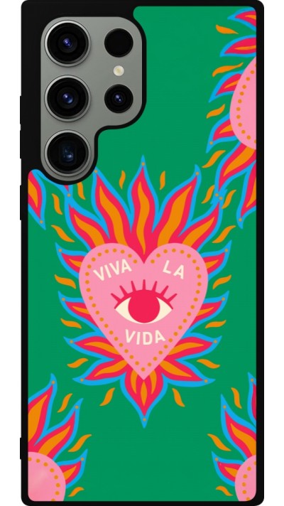 Samsung Galaxy S23 Ultra Case Hülle - Silikon schwarz Viva la vida 2026