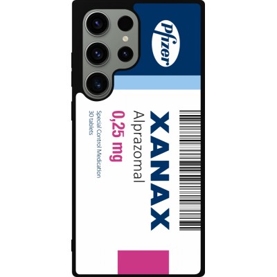 Samsung Galaxy S23 Ultra Case Hülle - Silikon schwarz Xanax Alprazolam 2025