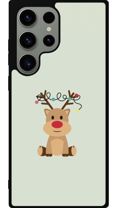 Coque Samsung Galaxy S23 Ultra - Silicone rigide noir Christmas 22 baby reindeer