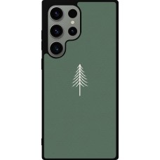 Coque Samsung Galaxy S23 Ultra - Silicone rigide noir Christmas 22 minimalist tree
