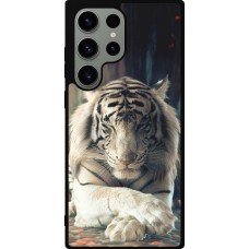 Coque Samsung Galaxy S23 Ultra - Silicone rigide noir Zen Tiger