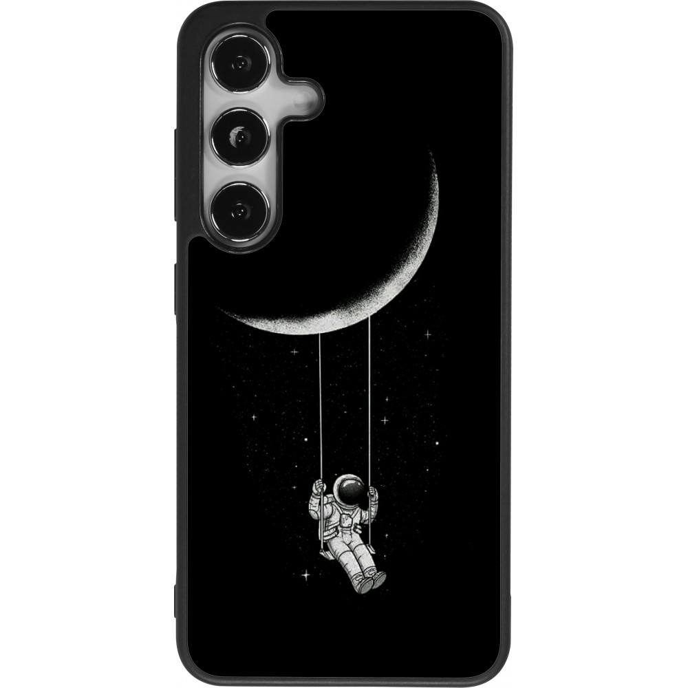 Samsung Galaxy S24 Case Hülle - Silikon schwarz Astro balançoire