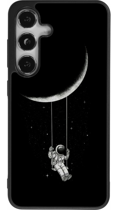 Samsung Galaxy S24 Case Hülle - Silikon schwarz Astro balançoire