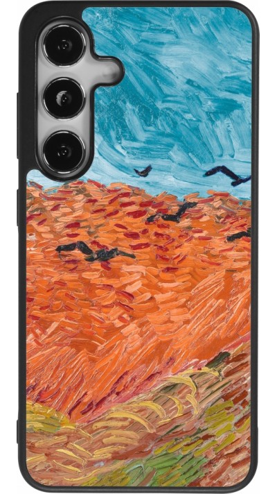 Samsung Galaxy S24 Case Hülle - Silikon schwarz Autumn 22 Van Gogh style