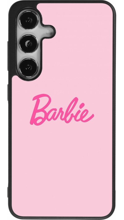 Samsung Galaxy S24 Case Hülle - Silikon schwarz Barbie Text
