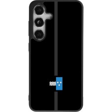 Coque Samsung Galaxy S24 - Silicone rigide noir Canton AG noir