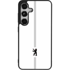Coque Samsung Galaxy S24 - Silicone rigide noir Canton AI blanc