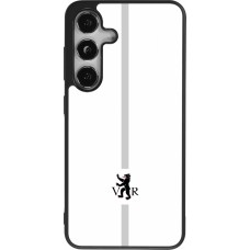 Coque Samsung Galaxy S24 - Silicone rigide noir Canton AR blanc