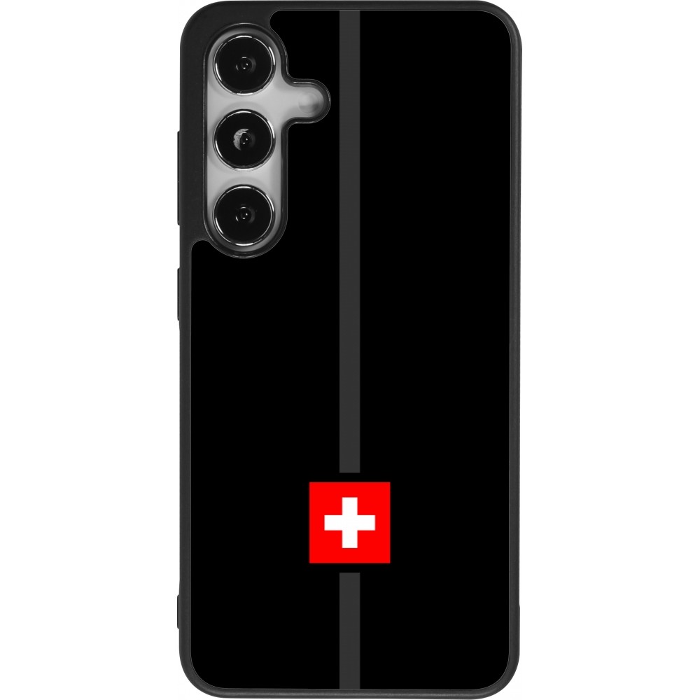 Samsung Galaxy S24 Case Hülle - Silikon schwarz Kanton CH schwarz