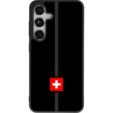 Samsung Galaxy S24 Case Hülle - Silikon schwarz Kanton CH schwarz