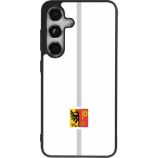 Samsung Galaxy S24 Case Hülle - Silikon schwarz Kanton GE weiss