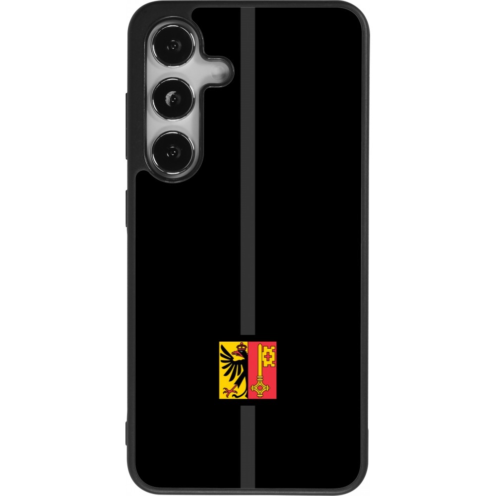 Samsung Galaxy S24 Case Hülle - Silikon schwarz Kanton GE schwarz