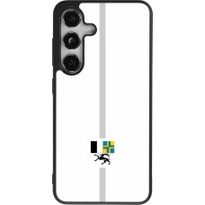 Samsung Galaxy S24 Case Hülle - Silikon schwarz Kanton GR weiss