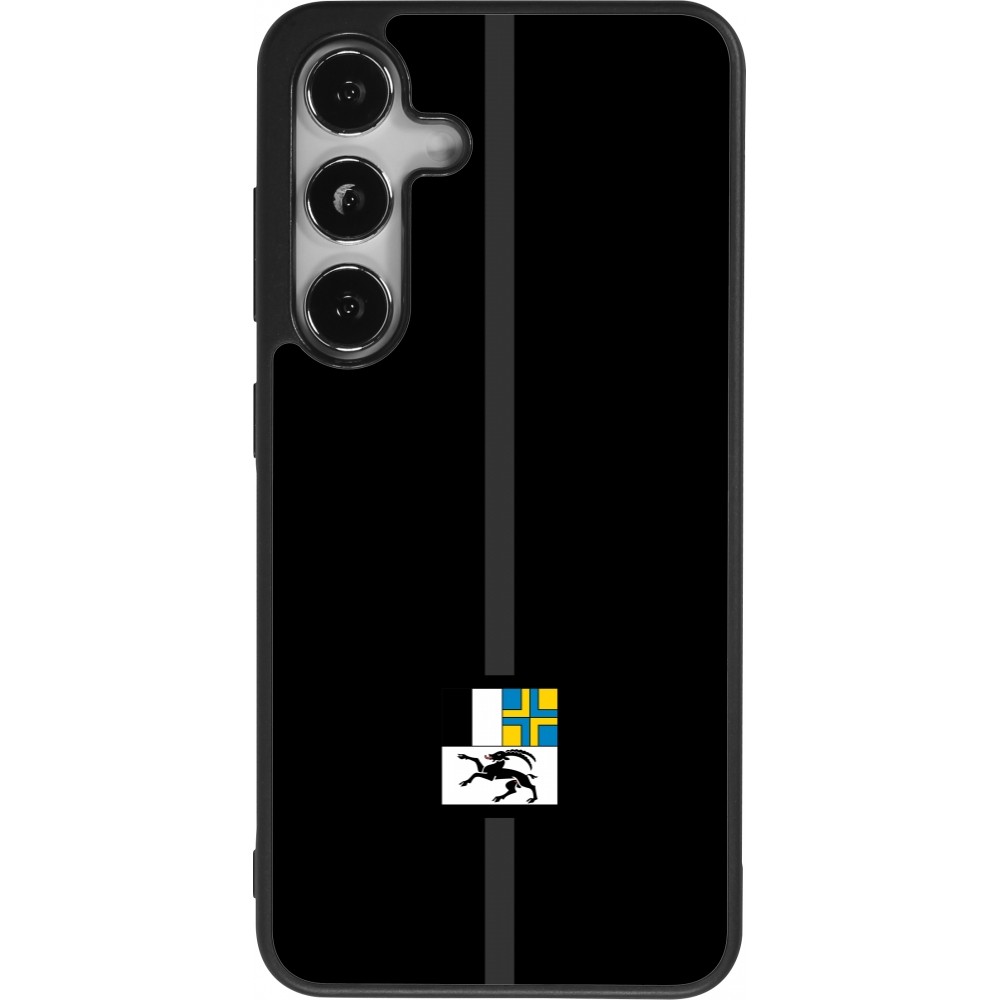Samsung Galaxy S24 Case Hülle - Silikon schwarz Kanton GR schwarz
